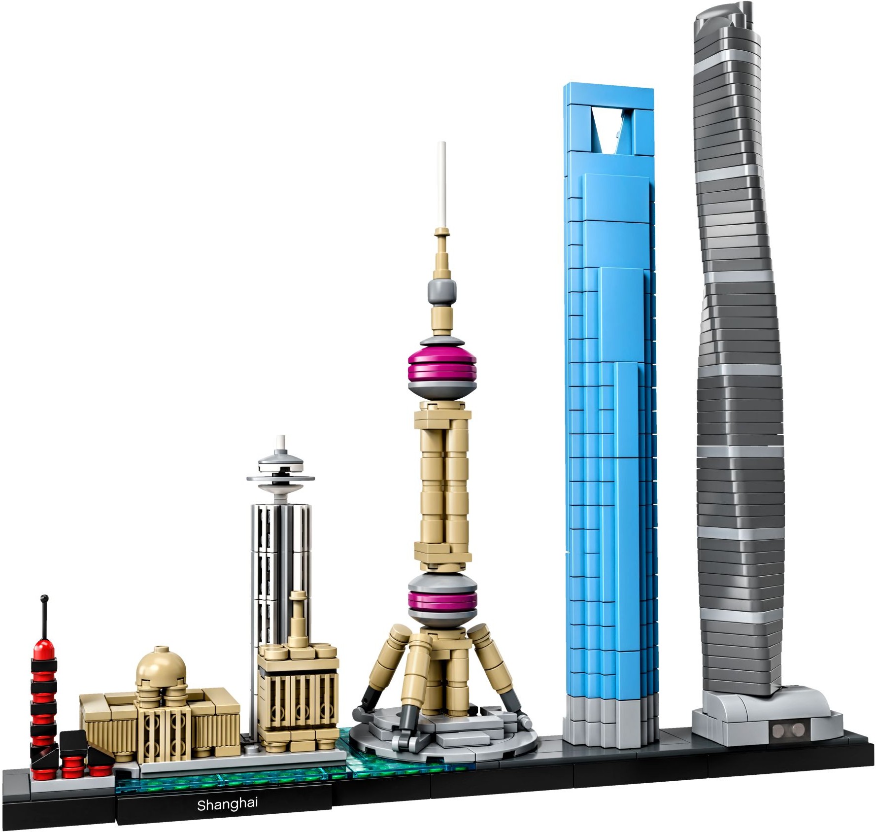 World Classic City Architecture Skyline Collection Shanghai Building Blocks Assembly Classic Model Kit DIY Kids Bricks Toys Gift alx