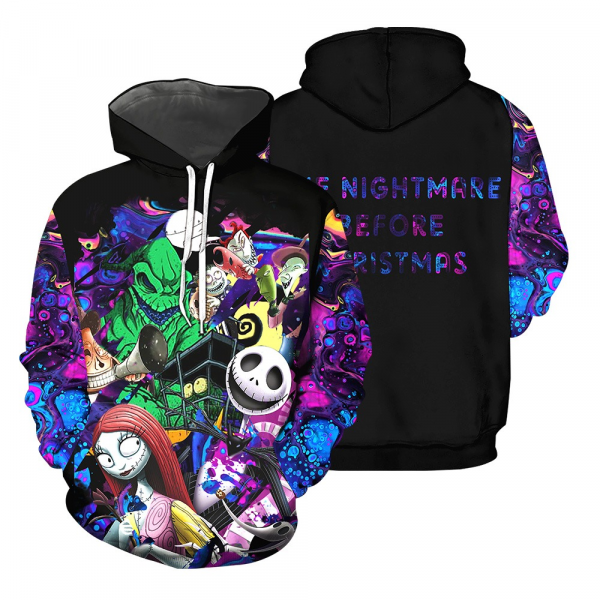 Jack Skellington 3D All Over Printed Hoodie