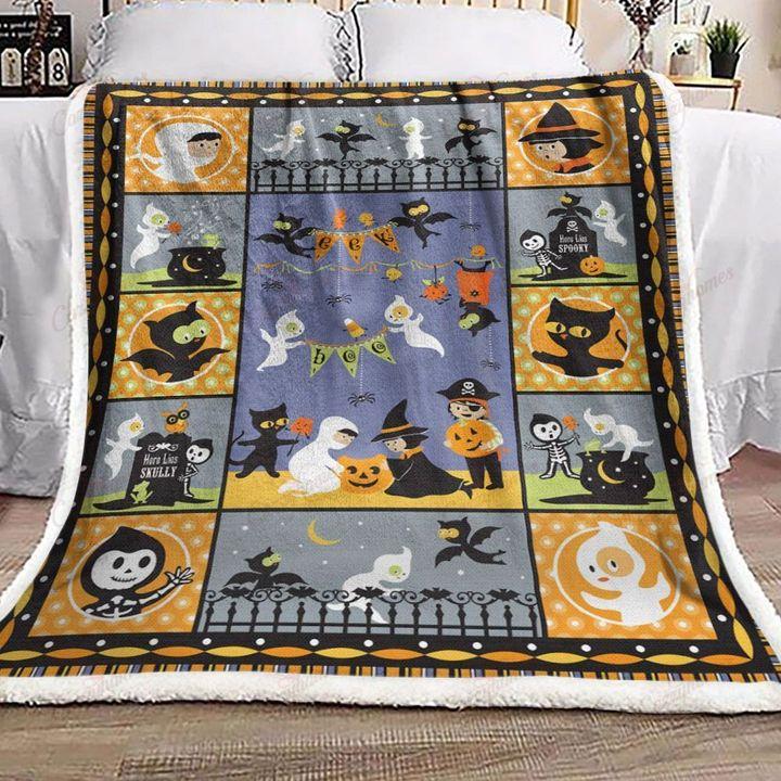 Halloween Fleece Blankets, Halloween Blanket, Halloween Throw Blanket, Halloween Fleece Blanket 16 – Blanket, 30X40, Blanket Sofa Bed