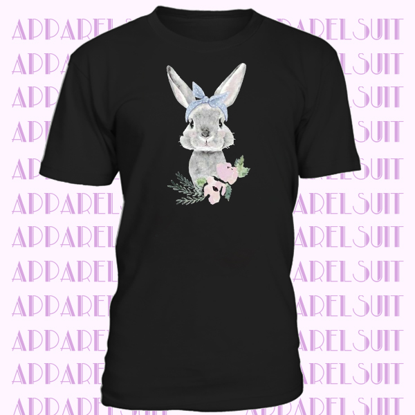 Cute Flower Rabbit T-SHIRT