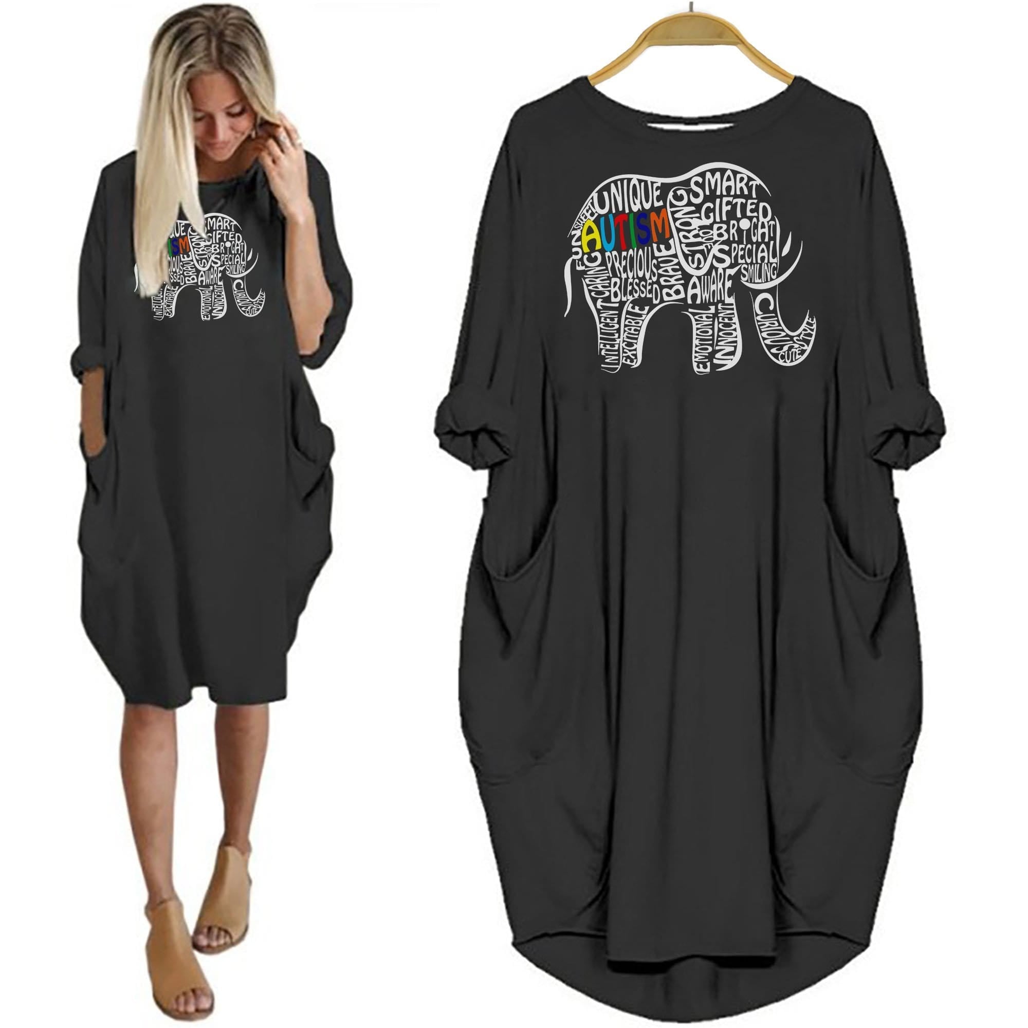 Autism Shirts Elephant Graphic Women Dress Design Autism Awareness Ideas