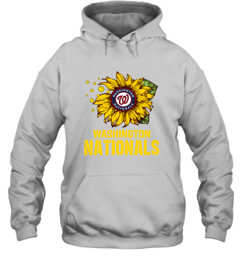 Washington Nationals Sunflower Baseball 2D Hoodie