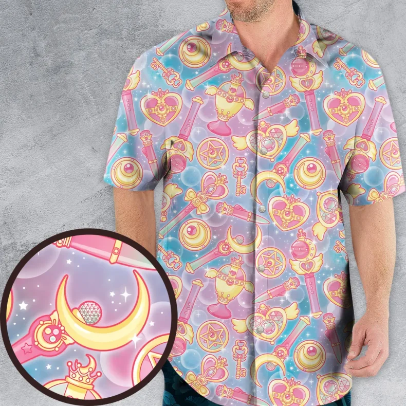 Magical Girls Sailor Moon Hawaiian Shirt