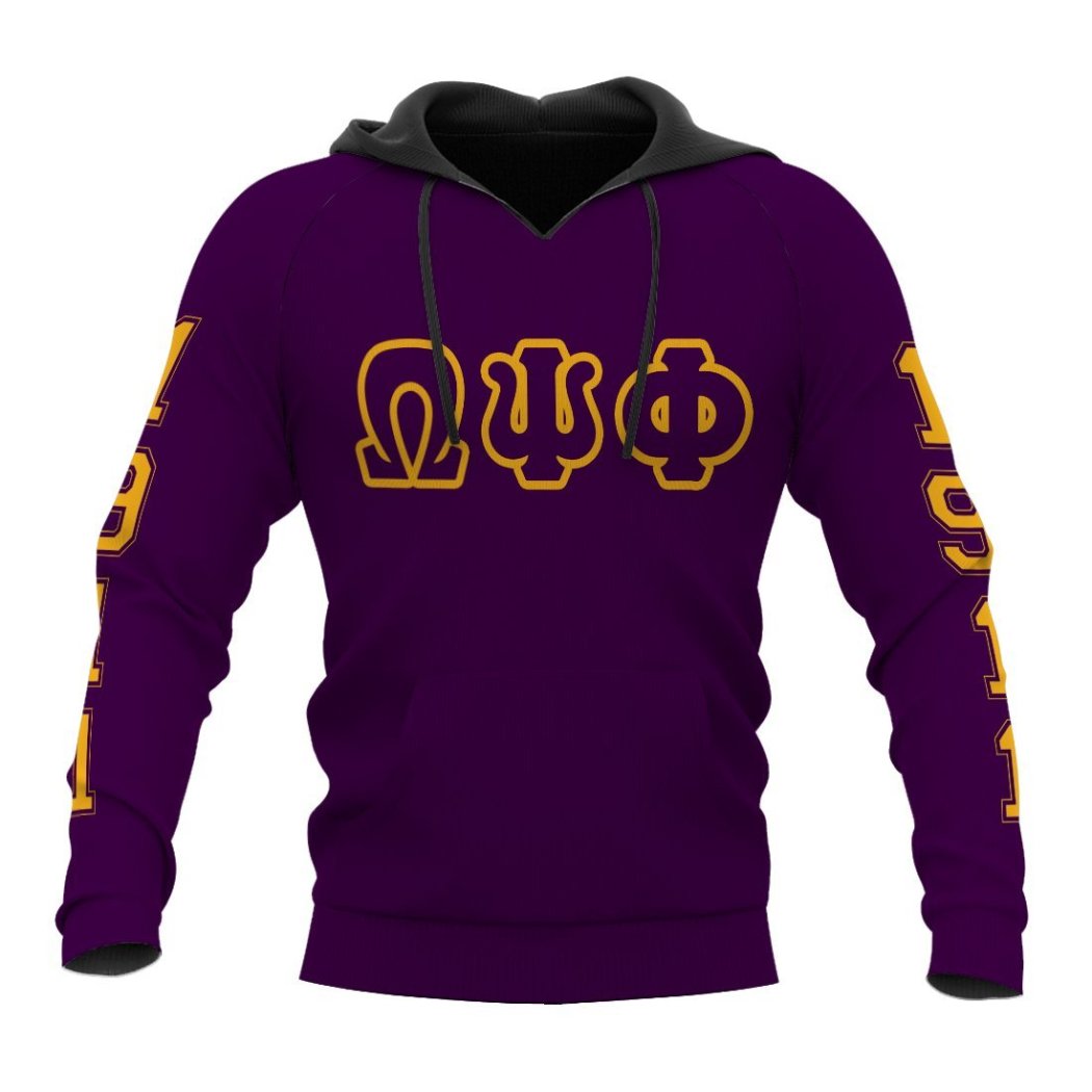 Omega Psi Phi All Over Printed