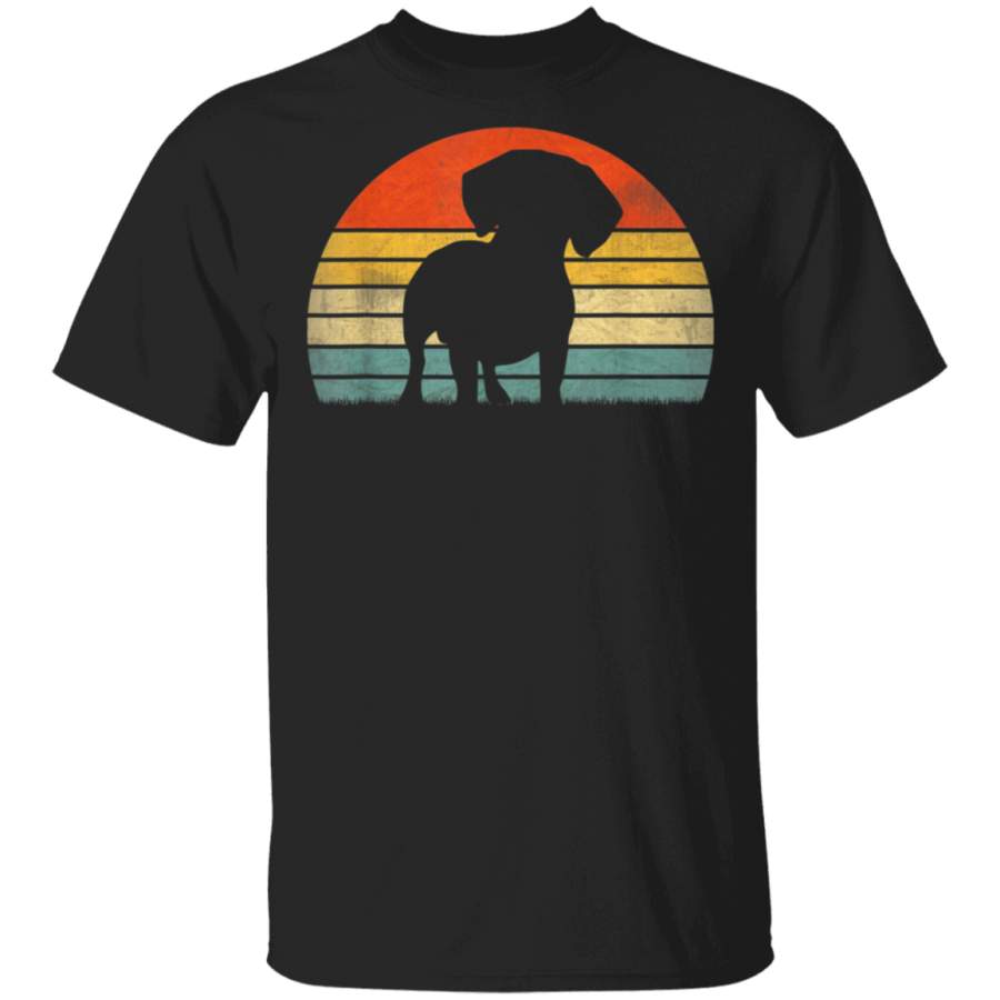 Retro Vintage Dachshund Dog Gifts For Men Women Kids TShirt