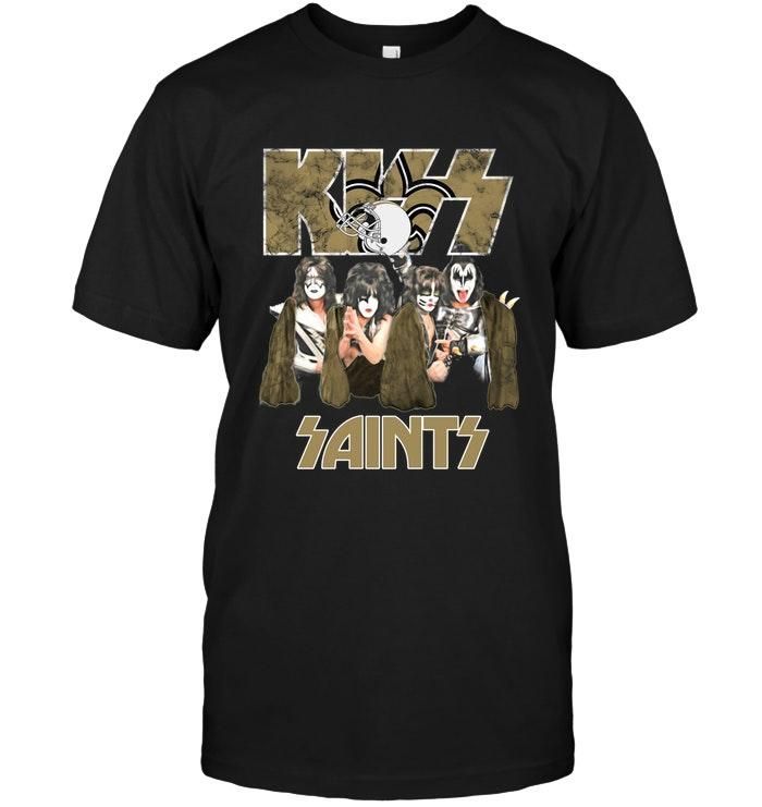 Kiss New Orleans Saints T Shirt Hoodie,  Hoodie Sweater