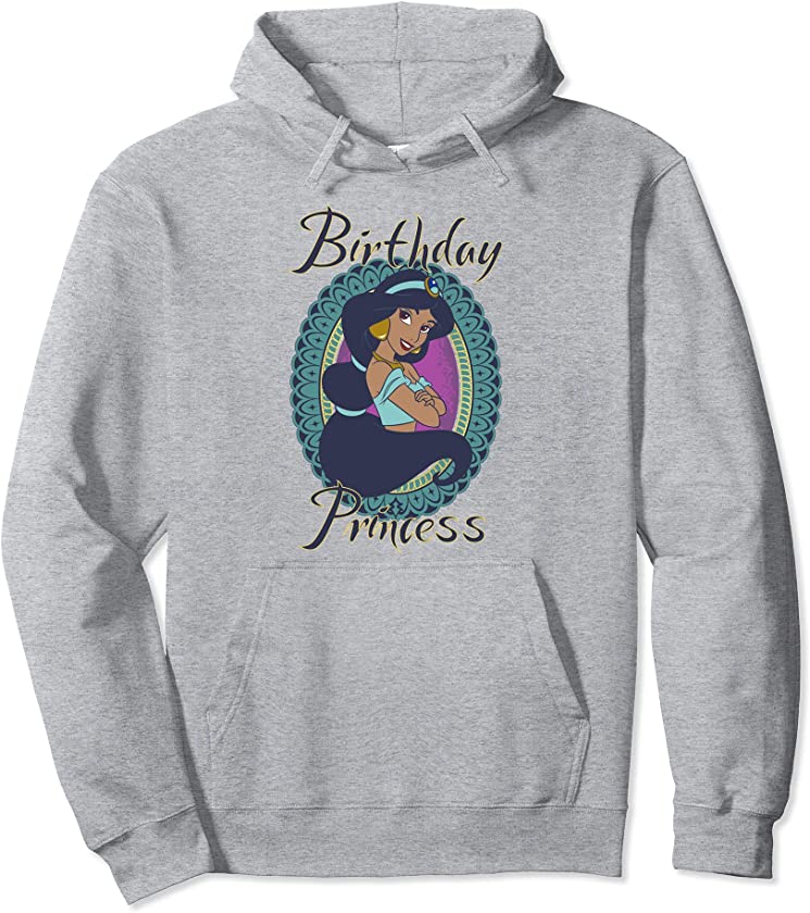 Aladdin Jasmine Birthday Princess Pullover Hoodie