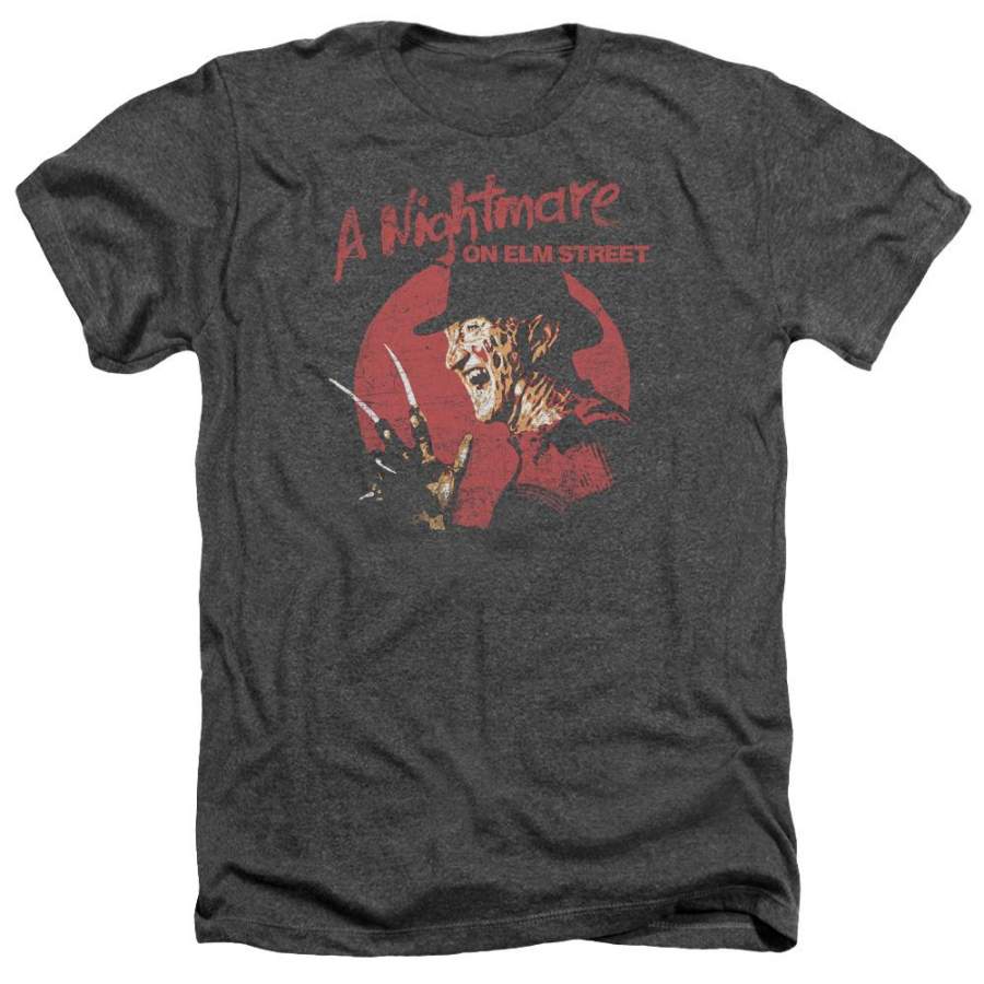 A Nightmare on Elm Street Freddy Circle Men’s Heather T-Shirt