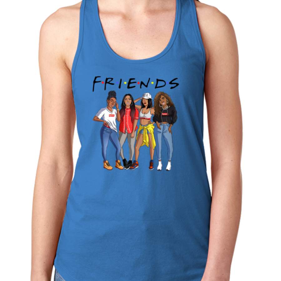Afro Queens Black Girls Friend T-shirt Women’s Tank Tops