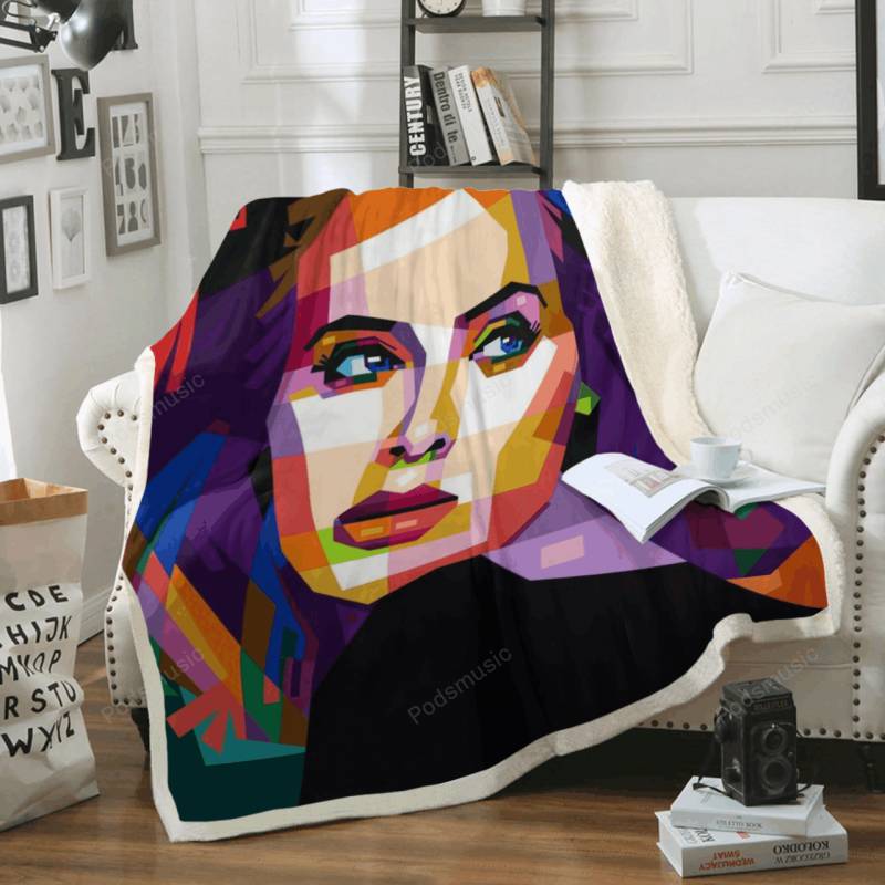 ADELE – Music Art For Fans Sherpa Fleece Blanket