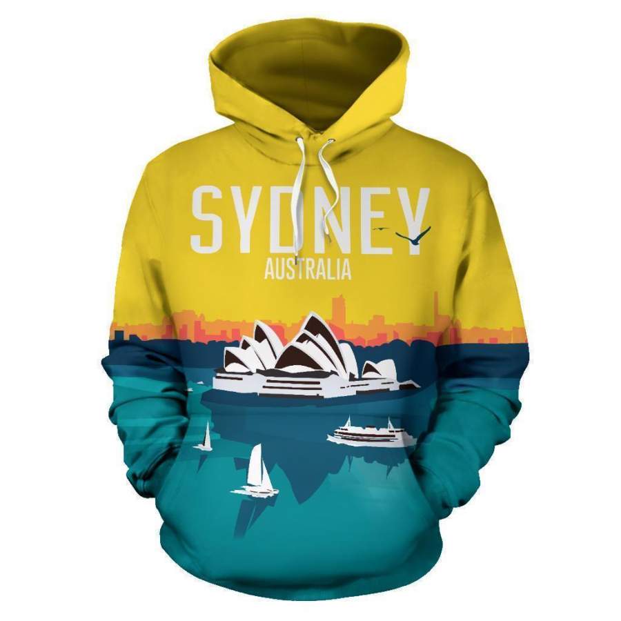 Sydney Australia All Over Print Hoodie – NNK1423