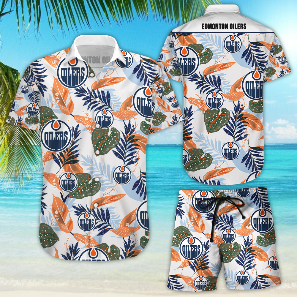 Edmonton Oilers Hawaiian Shirt