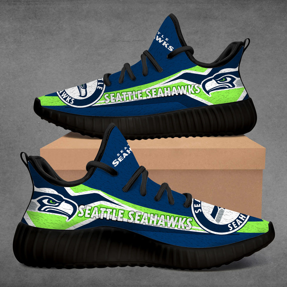 Seattle Seahawks Fashion Casual Sports Running Walking Sneaker Shoes