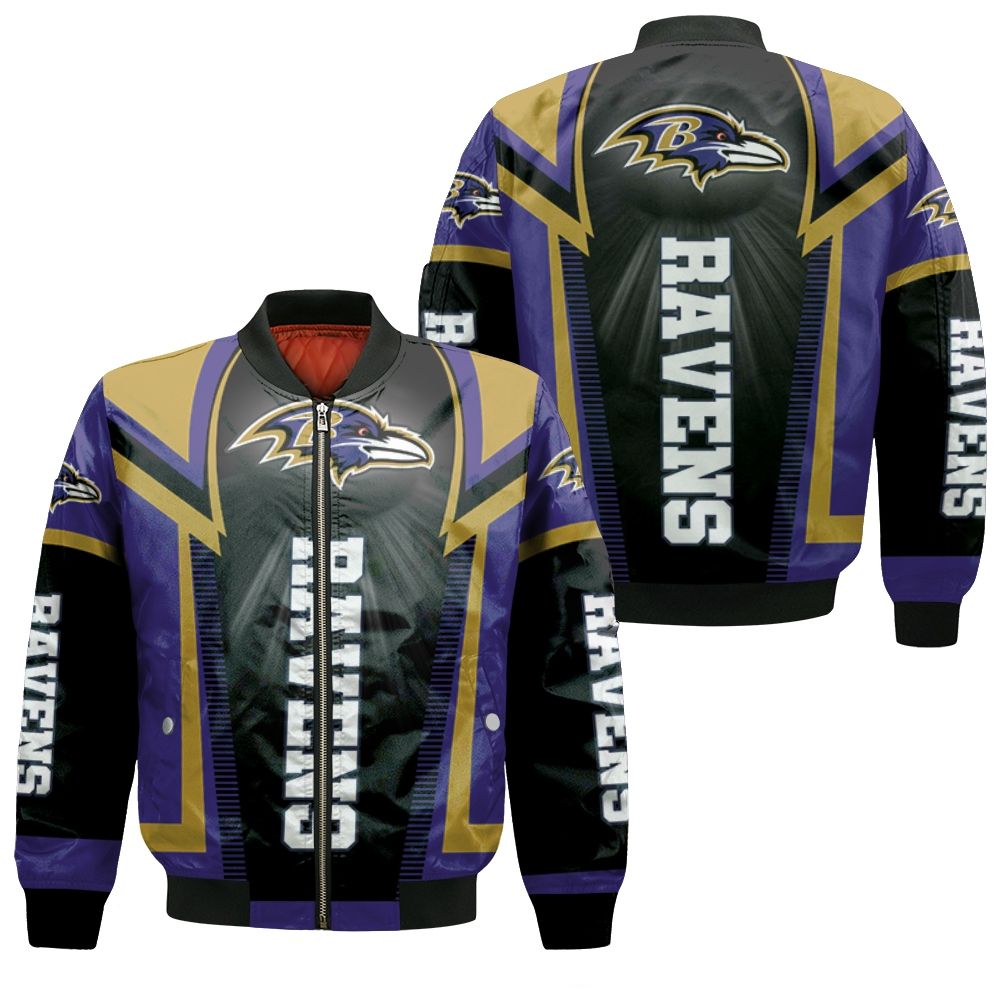 Baltimore Ravens For Fans Bomber Jacket