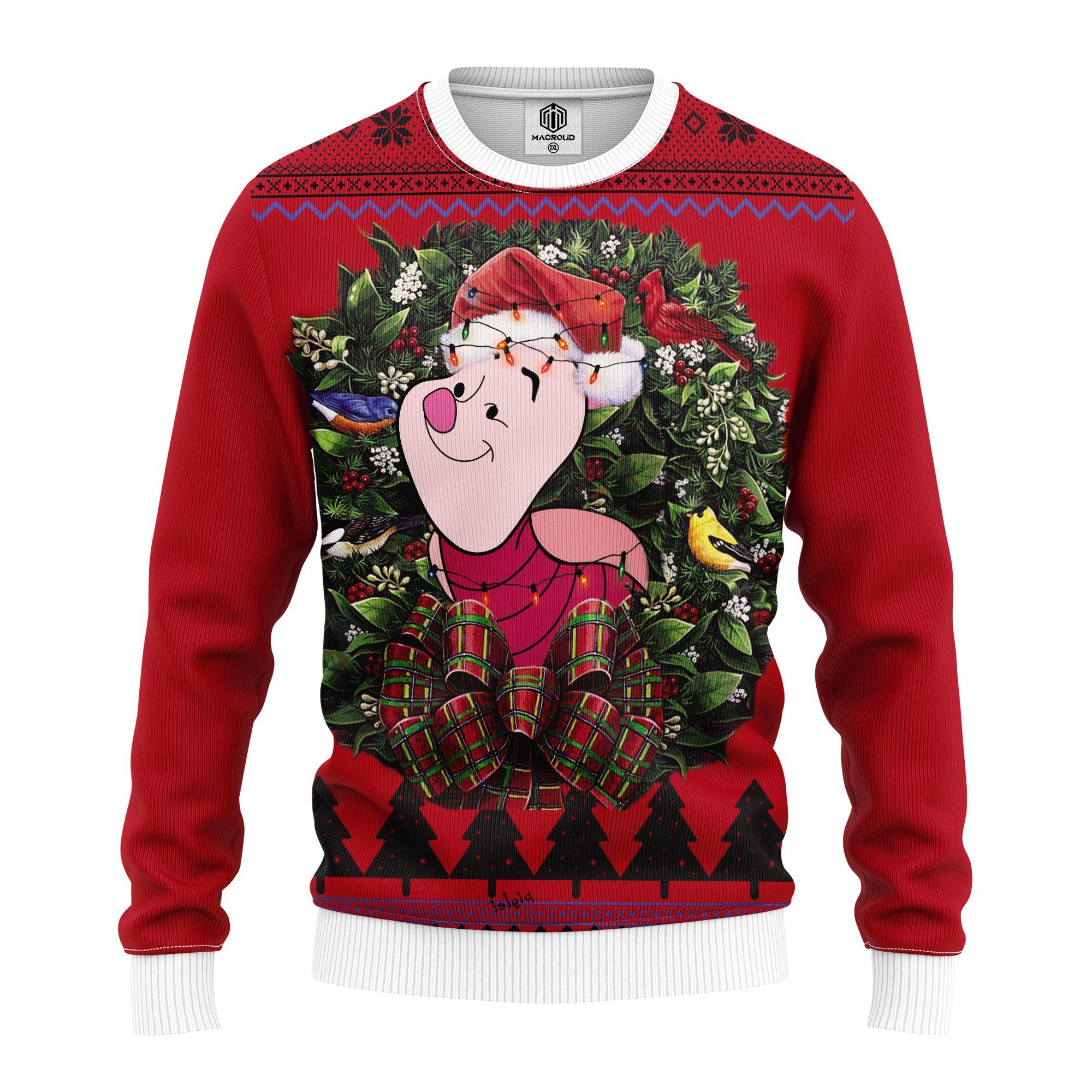 Piglet Winnie the Pooh Noel Mc Ugly Christmas Sweater – thanksgiving gift