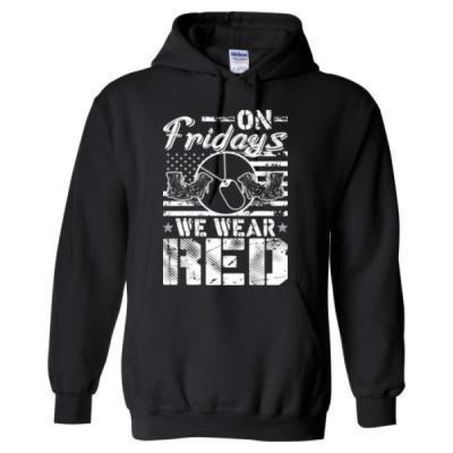 AGR On Fridays We Wear Red – Heavy Blend™ Hooded Sweatshirt