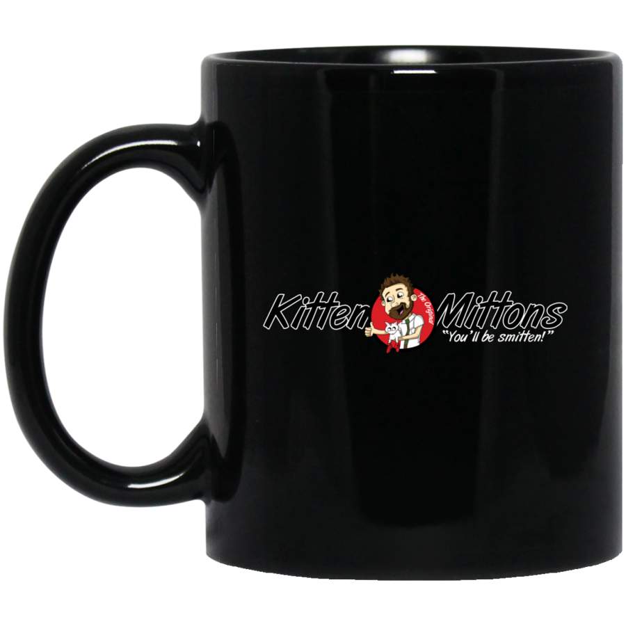 The Original Kitten Mittons Mug 11 oz 15 oz Black Mug