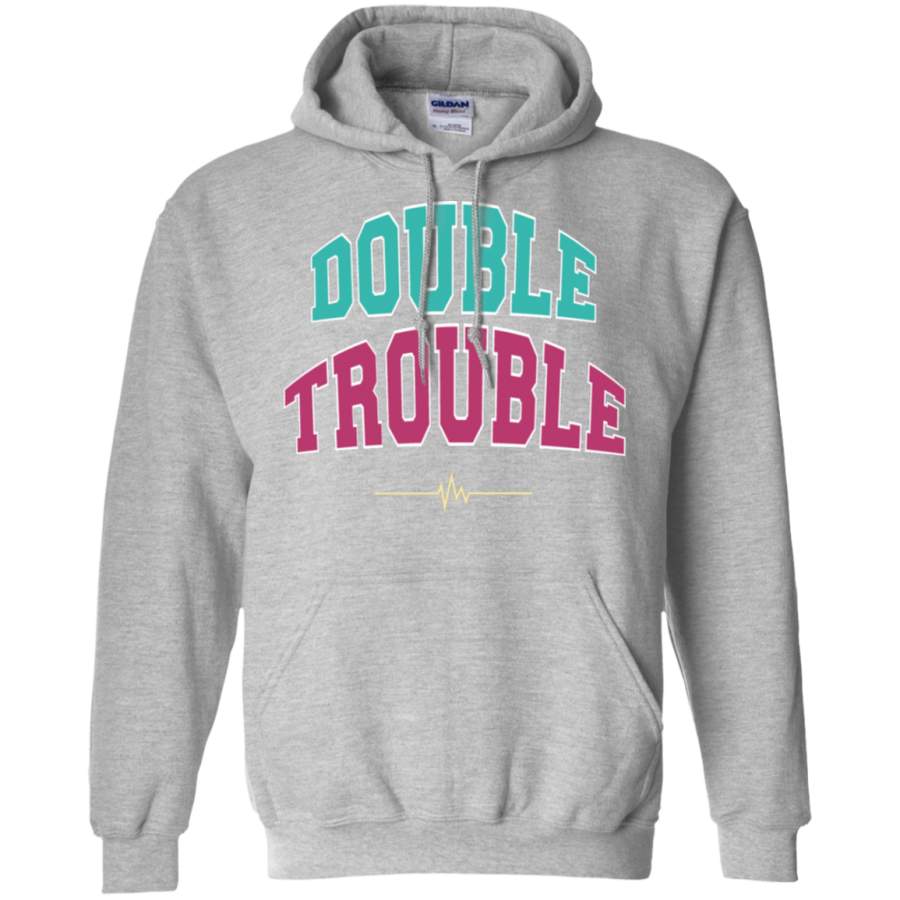 AGR Lisa and Lena Double Trouble Gildan Pullover Hoodie