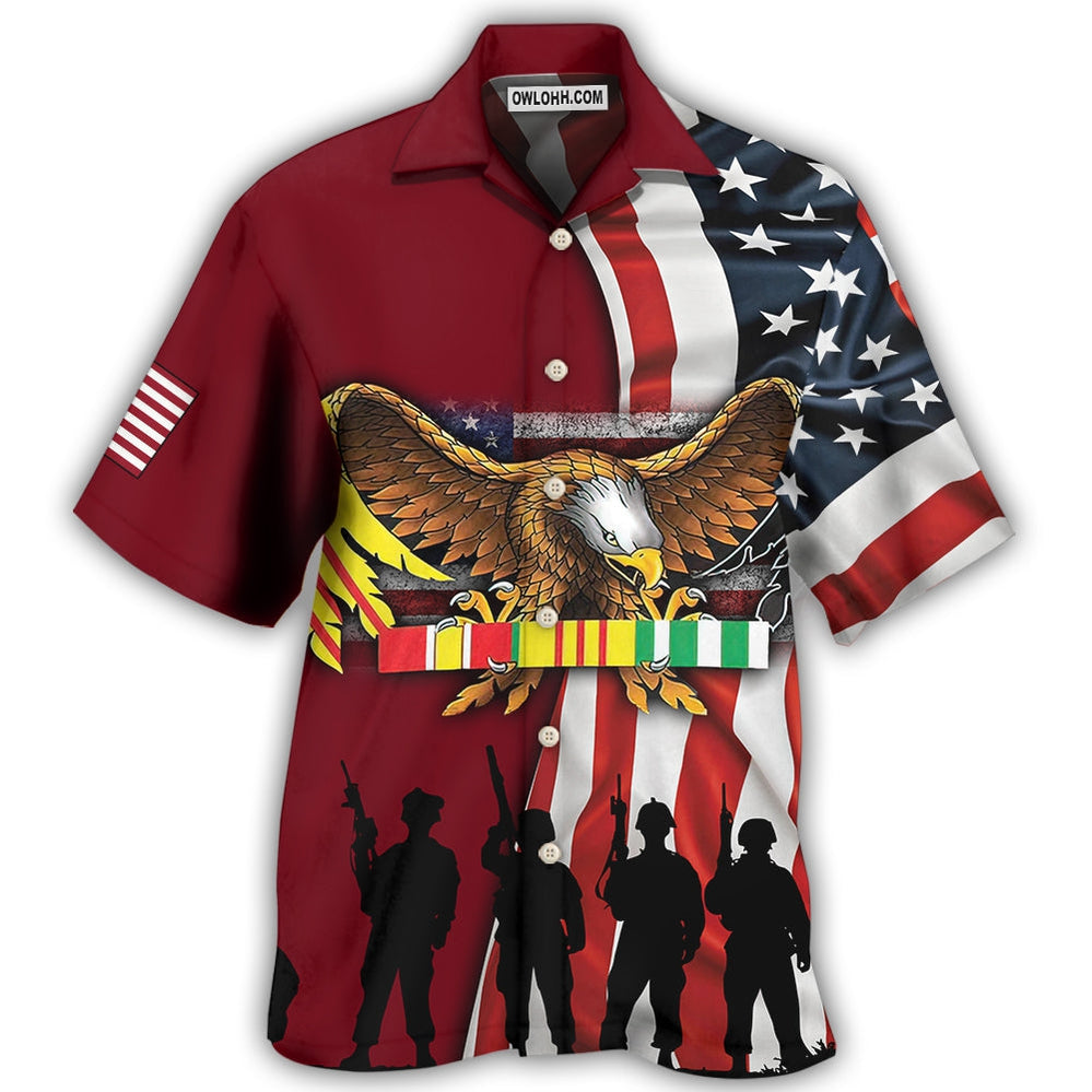 Veteran Vietnam Veteran We Were The Best – Hawaiian Shirt – Owl Ohh