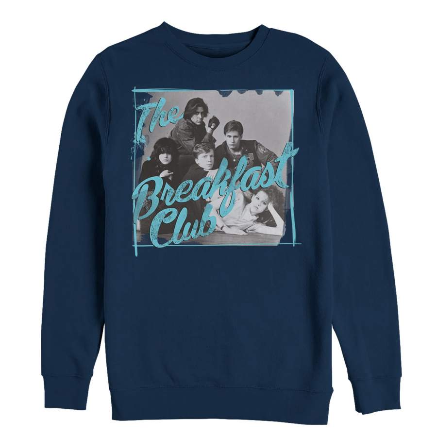 The Breakfast Club Men’s Grayscale Character Pose  Sweatshirt