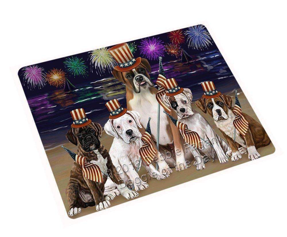 4Th Of July Independence Day Firework Boxers Dog Blanket Blnkt53715