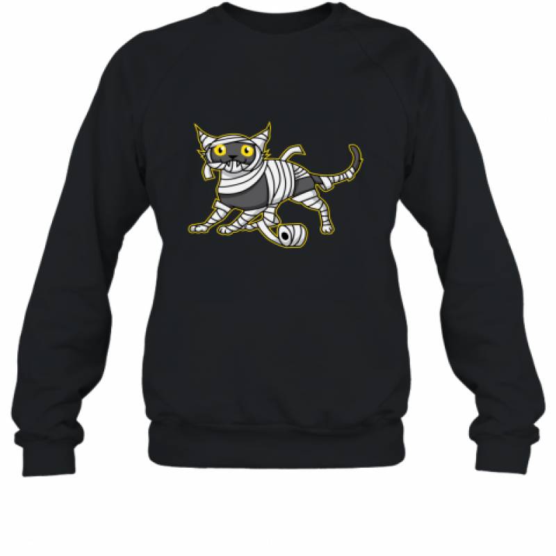 Cat Mummy Design Halloween Kitten shirt Sweatshirt