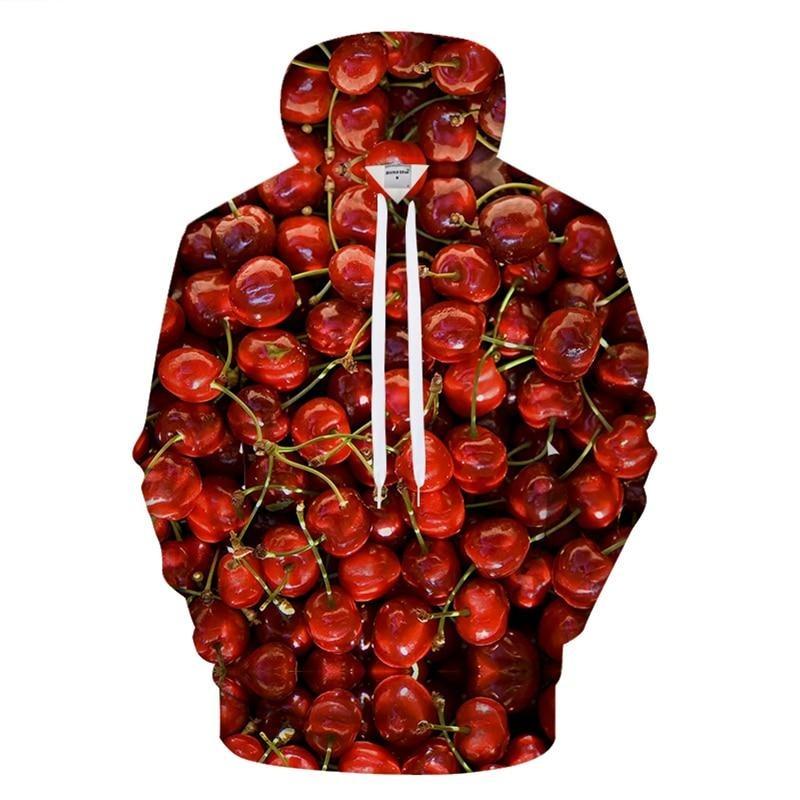 Cherry Print Hoodie