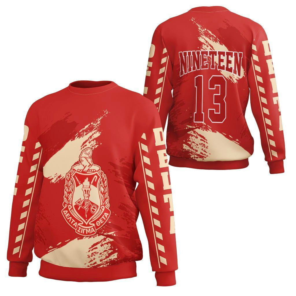 Wonder Print Sweatshirt – Delta Sigma Theta Nineteen Sweatshirt