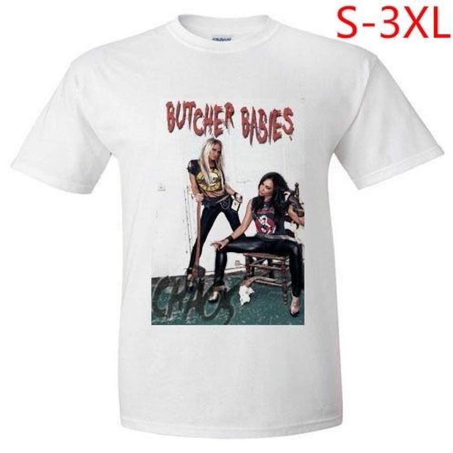 Butcher Babies Heavy Metal Band Rp Carla Harvey Men’s Cottom T-Shirt