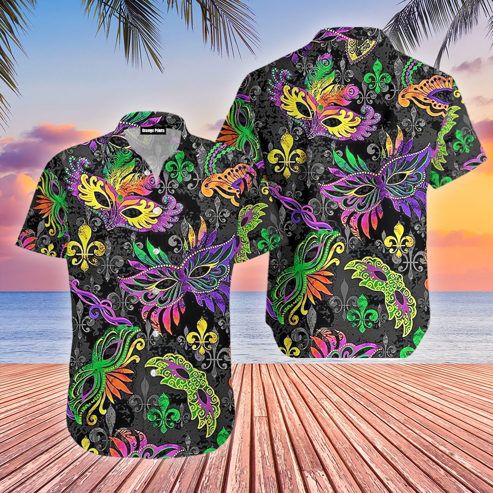 Happy Mardi Gras Hawaii Shirt For Men Women Adult Ha23625