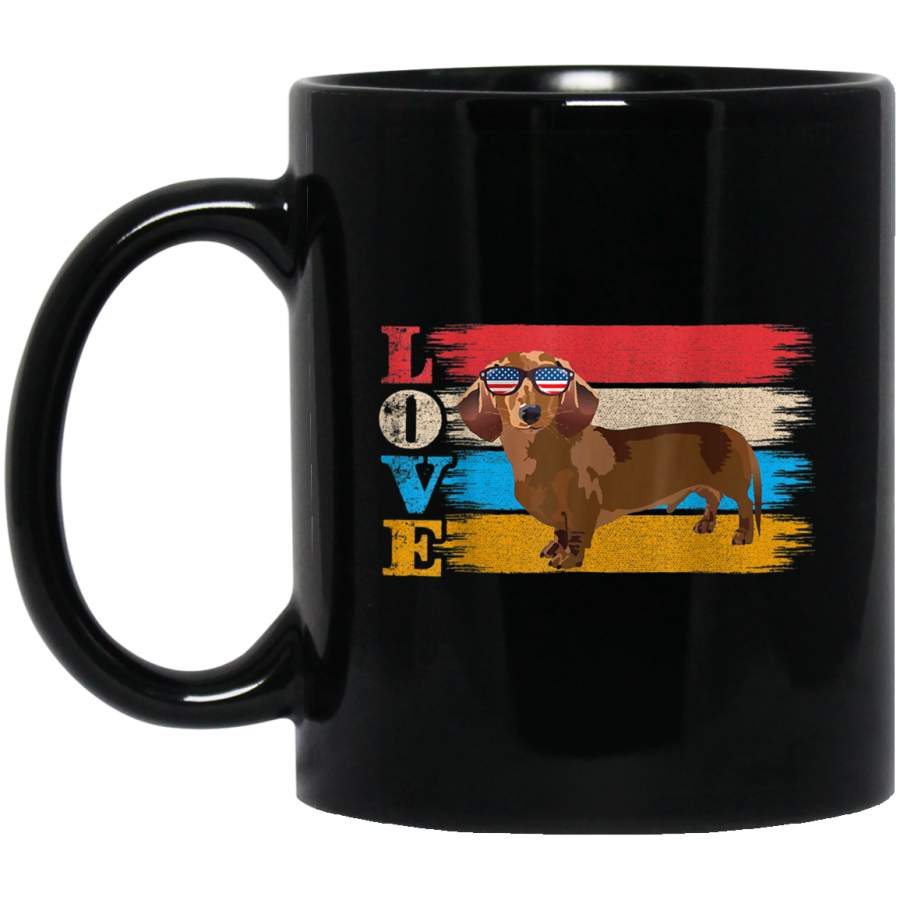 Vintage Doxie Dachshund Wiener Daschund Weiner Dog Gift Mug