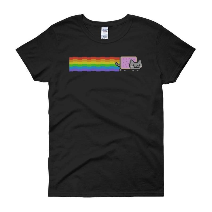 Nyan Cat Women'S T Shirt