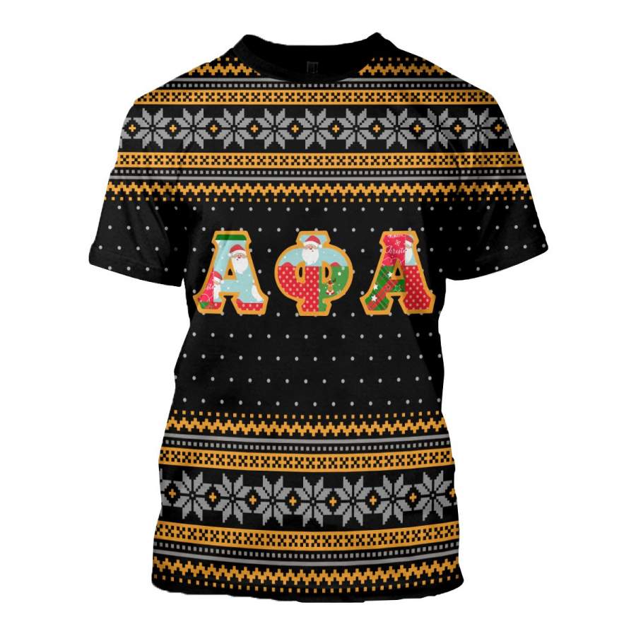 3D ALL OVER ALPHA PHI ALPHA UGLY SWEATER 15102019