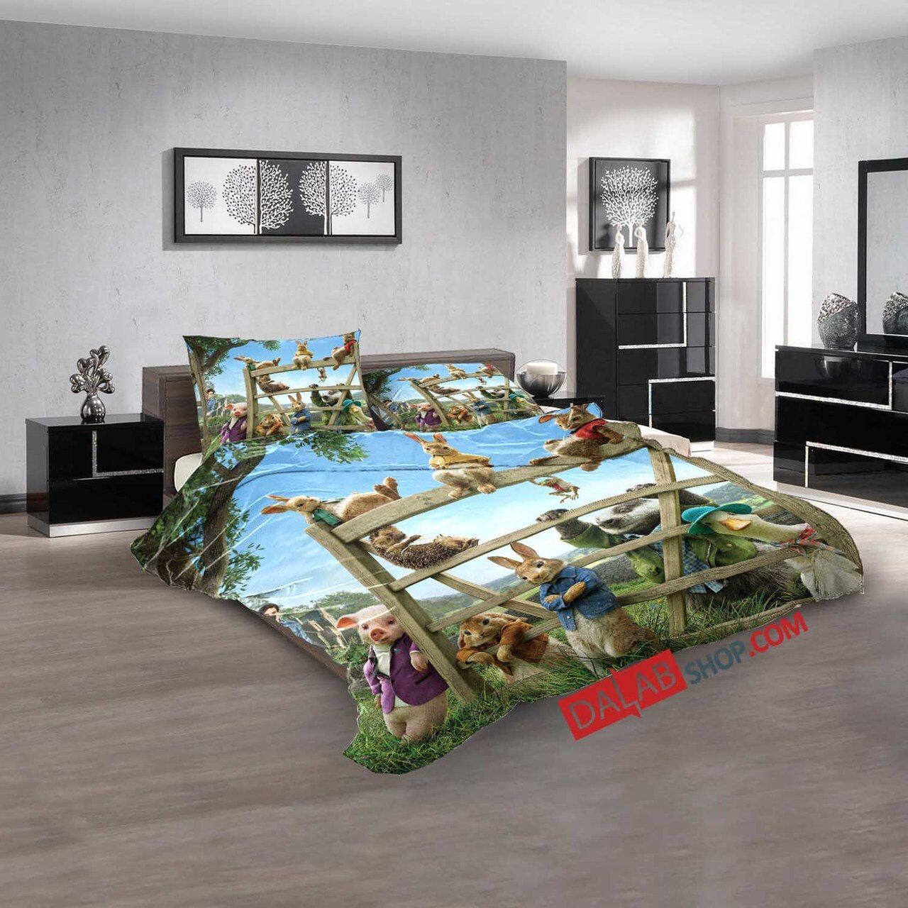 Movie Peter Rabbit V 3d Customized Duvet Cover Bedroom Sets Bedding Sets