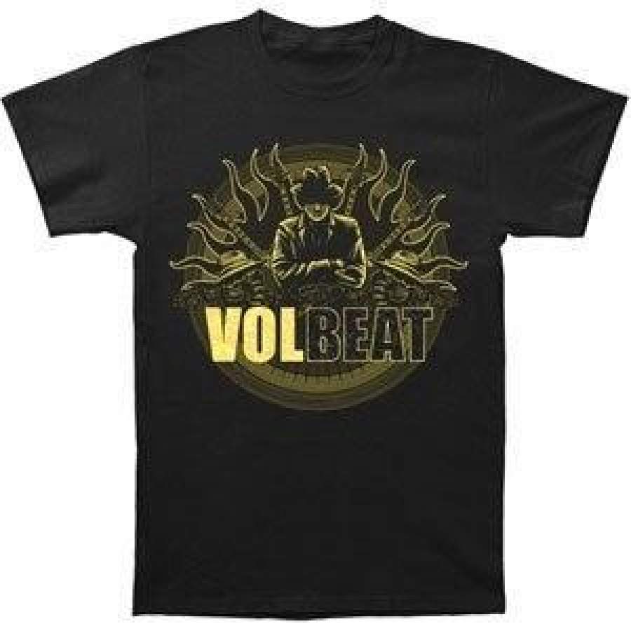 Volbeat  Gangster Flames Cotton T-Shirt