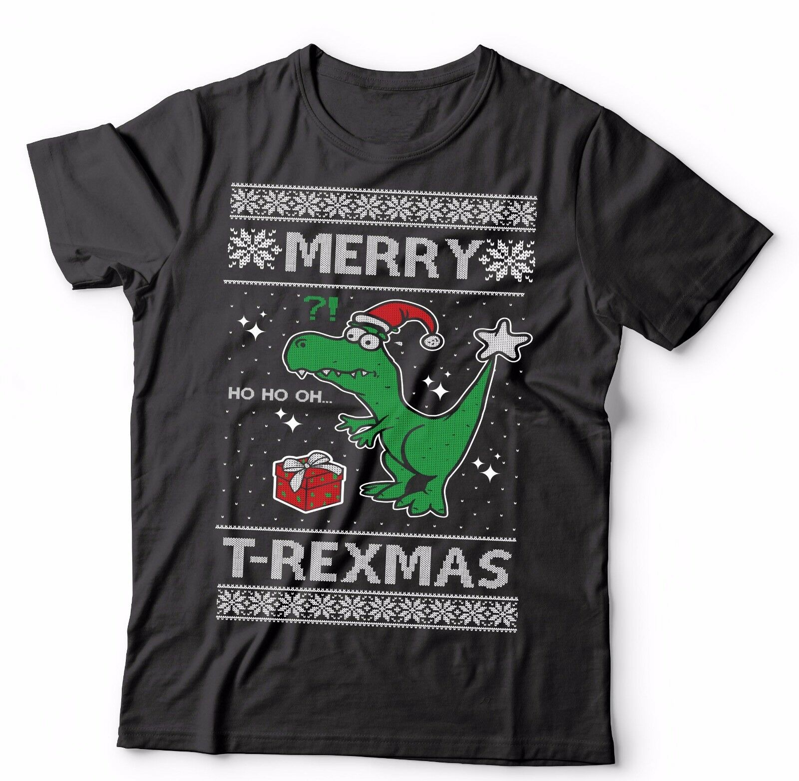 Ugly Christmas T Rexmas Men’s T-Shirt