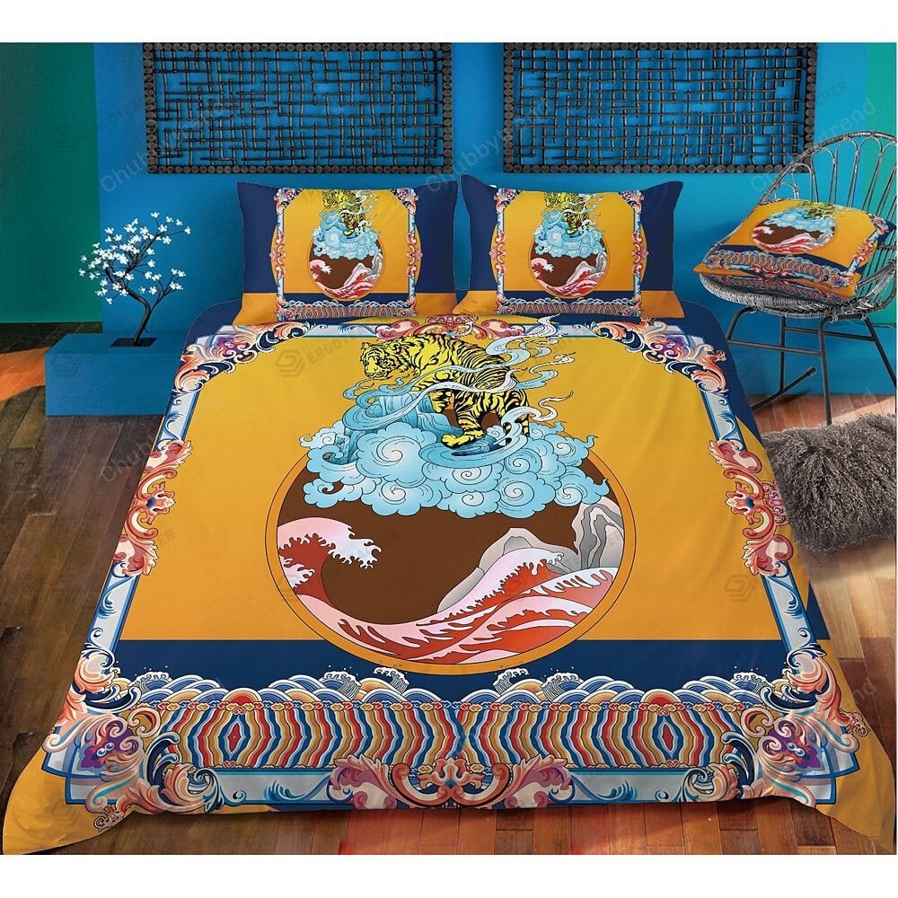 Tiger Riding Cloud Quilt Blanket Great Gifts For Birthday Christmas Thanksgiving Anniversary