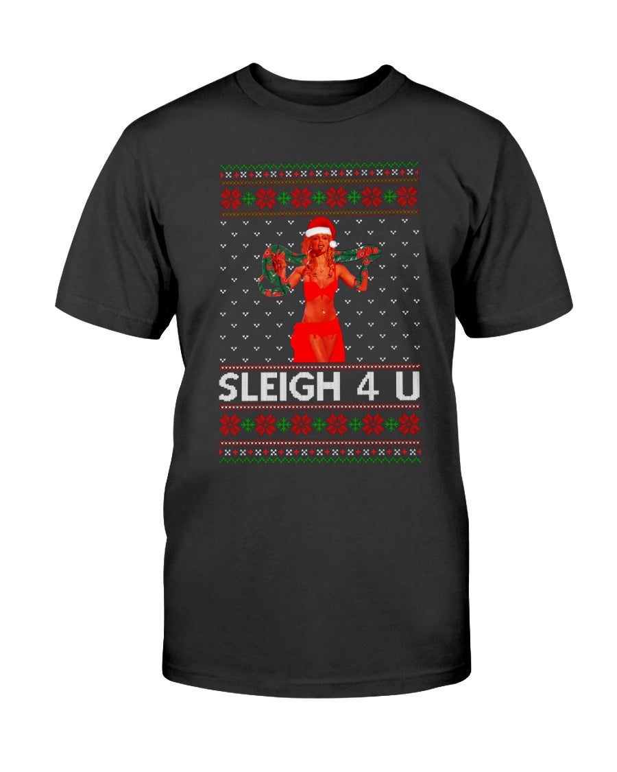 Christmas Sweater – Sleigh 4 U – Britney Holiday T-Shirt