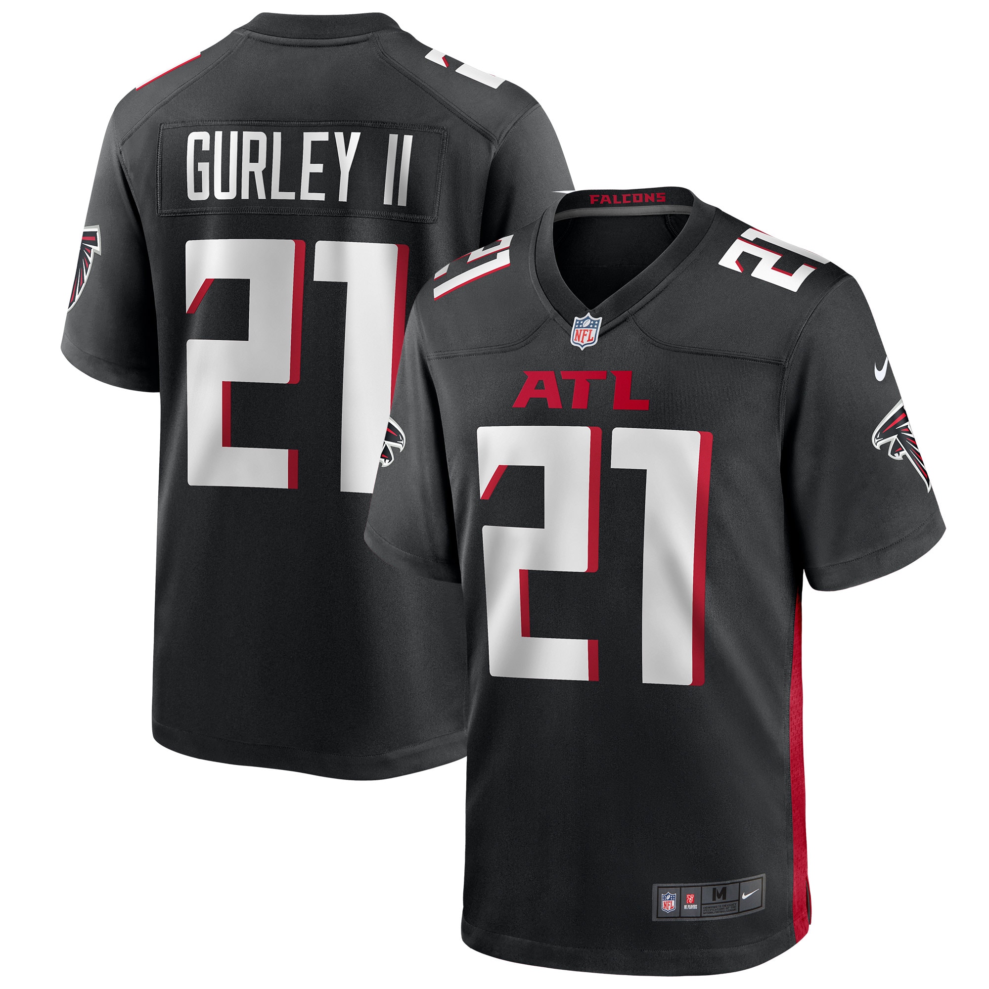 Todd Gurley II Atlanta Falcons Game Player Jersey – Black