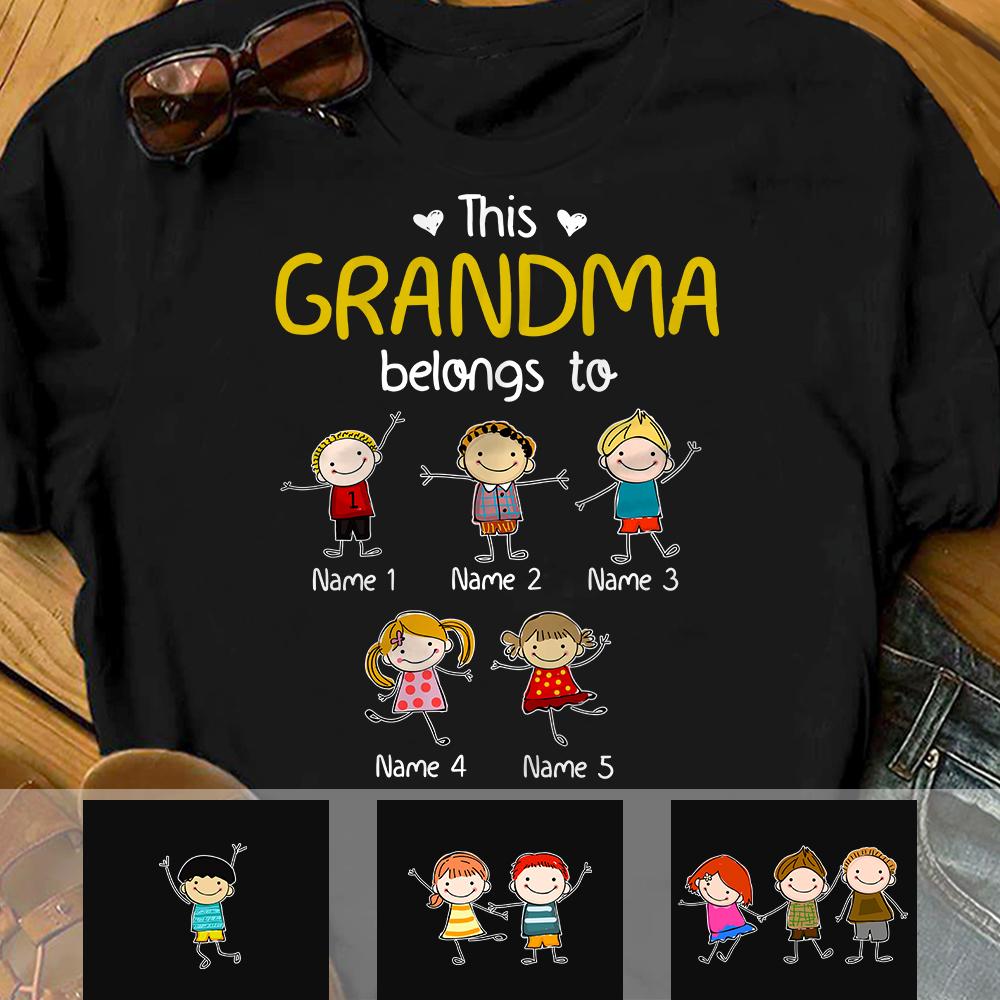 Personalized Grandma Fd T Shirt My111 81O34