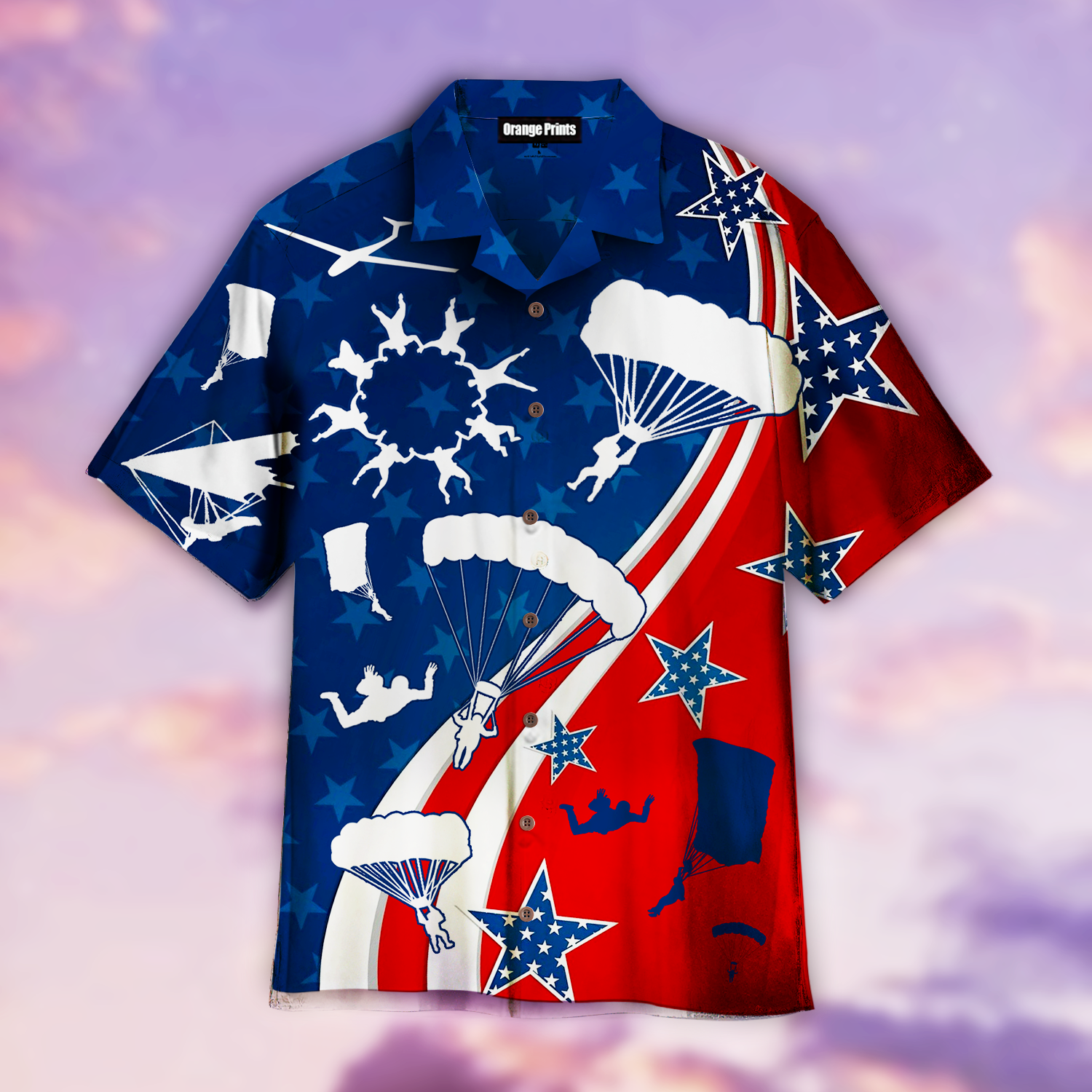 Skydiving Nature Hawaii Shirt For Men Women Ha43091