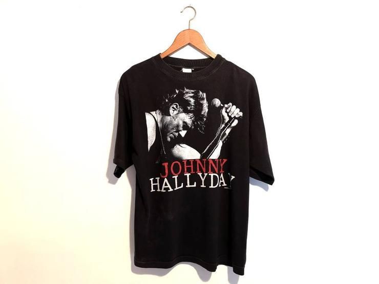 90S Vintage Johnny Hallyday Shirt