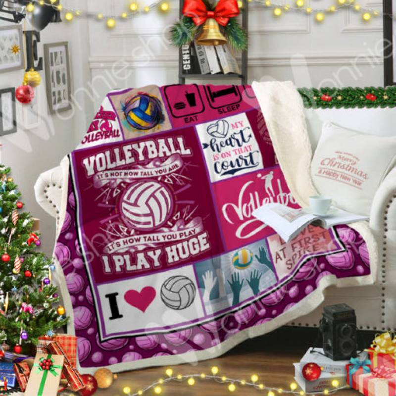 Volleyball M0602 83O35 Sherpa Blanket