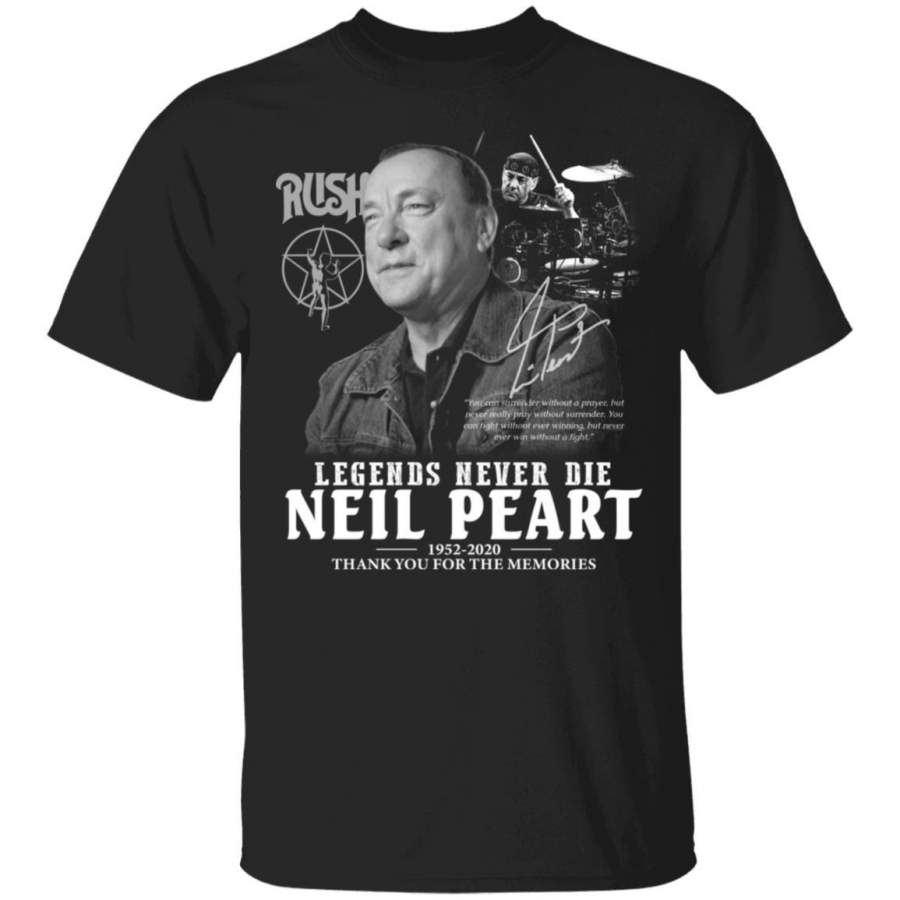 Neil Peart Legend Never Die T Shirt Tfd Symbolicimport 7064