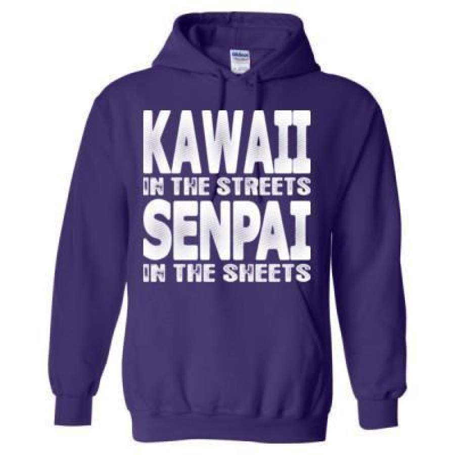 AGR Kawaii In The Streets Senpai In The Sheets – Heavy Blend™ Hooded Sweatshirt