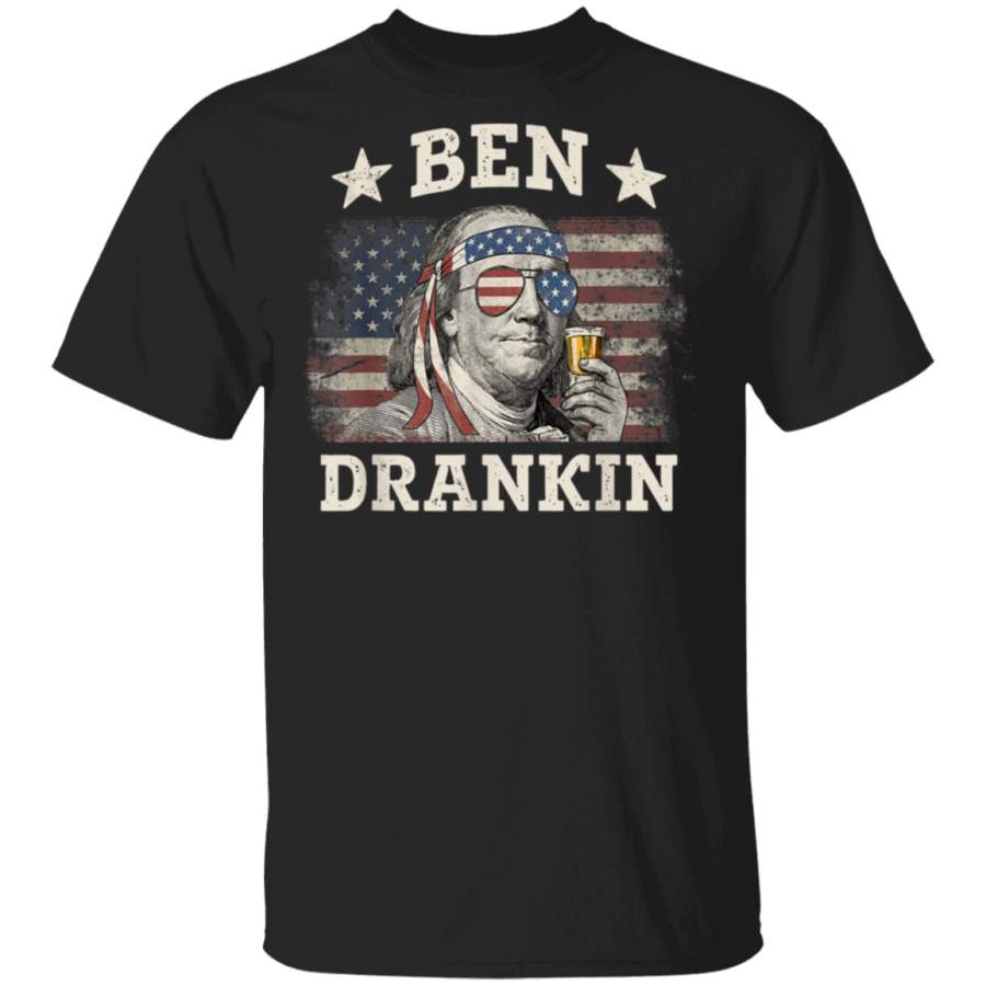 Ben Drankin 4th of July Patriotic Funny TShirt father’s day t shirts