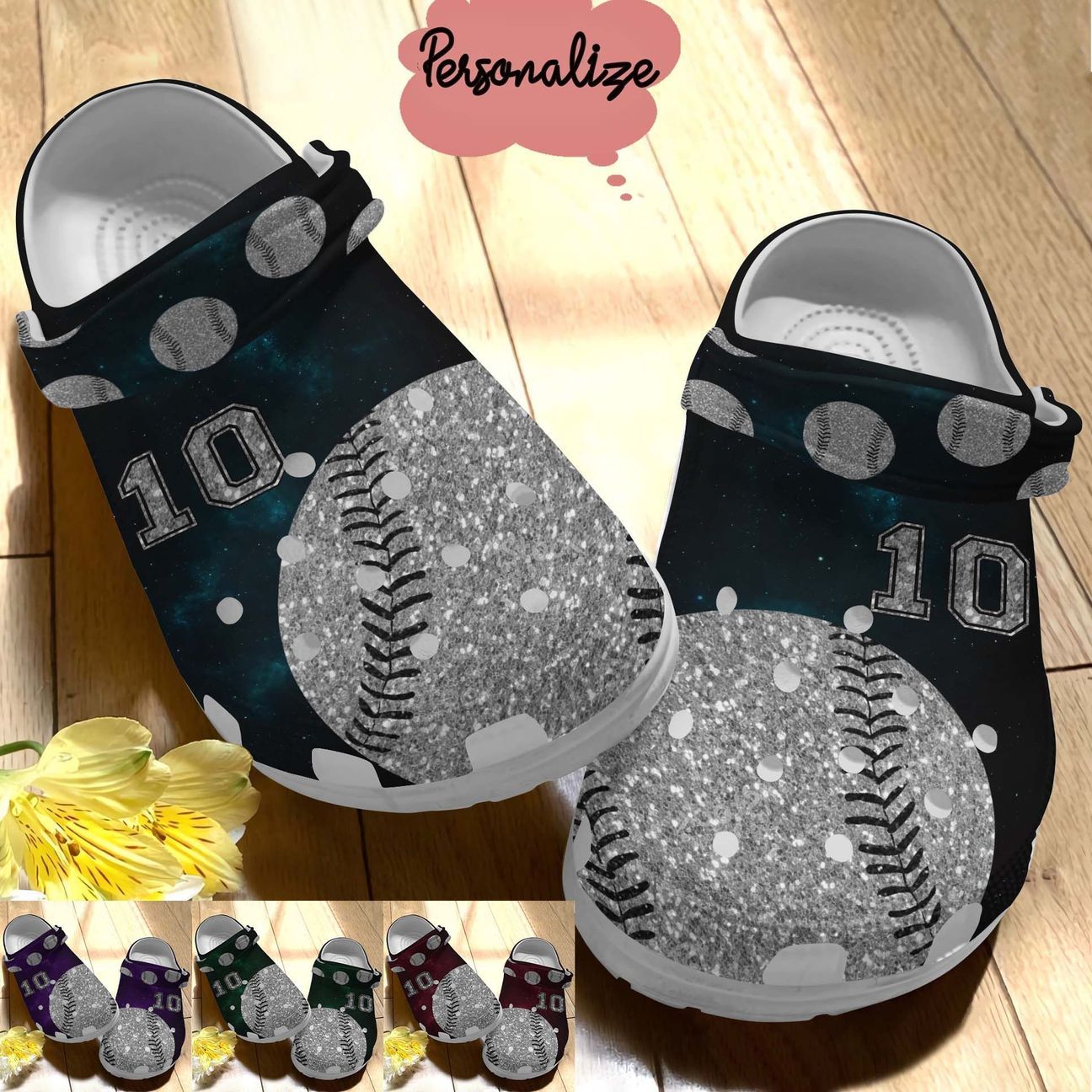 Baseball Is Life Personalized Personalize Clog Custom Crocss Fashionstyle Comfortable For Women Men Kid Print 3D