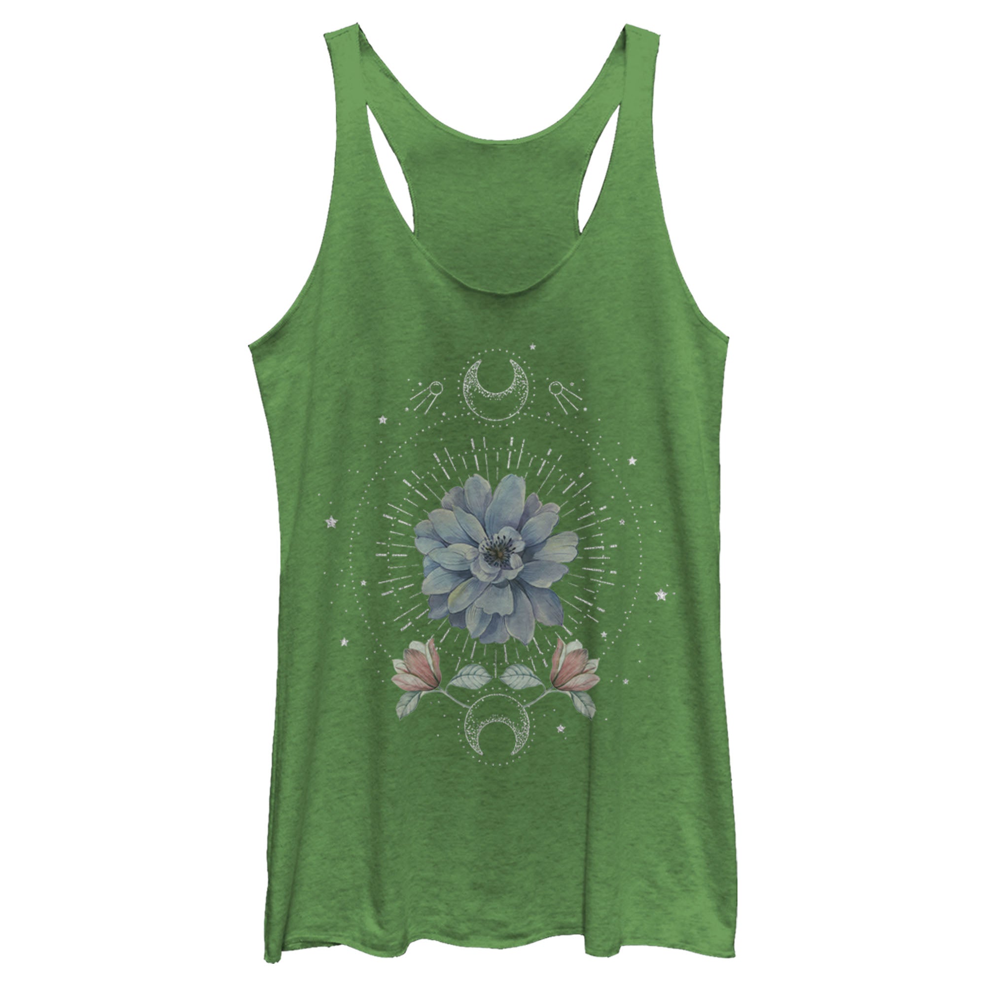 Women’S Lost Gods Flower Moon Racerback Tank Top