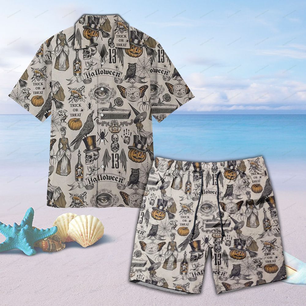 Halloween Unisex Hawaiian Shirt Beach Decoration Hawaiian Ha51823