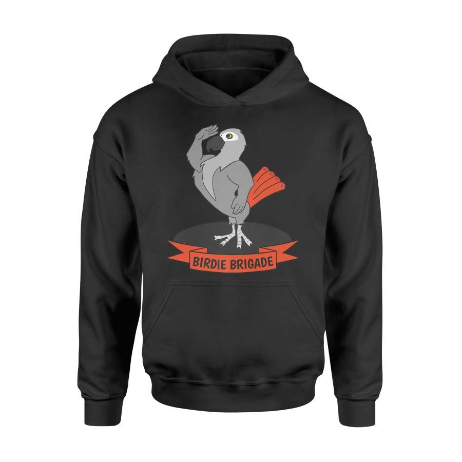 African Grey Parrot Hoodie